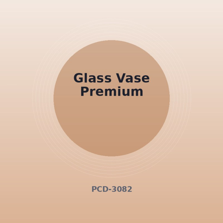 Vase en verre Premium